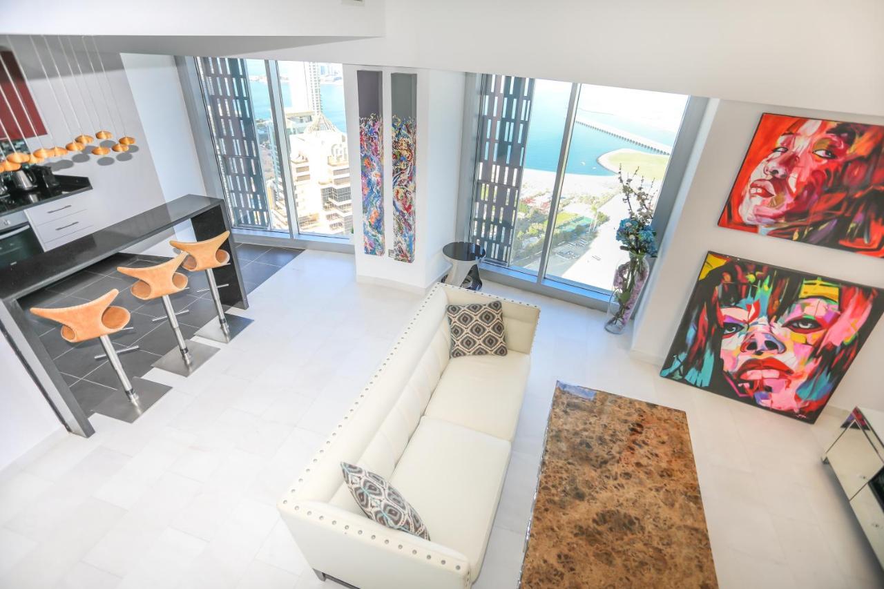 Penthouse In Dubai Marina , Cayan Tower , Sea View Apartment ภายนอก รูปภาพ
