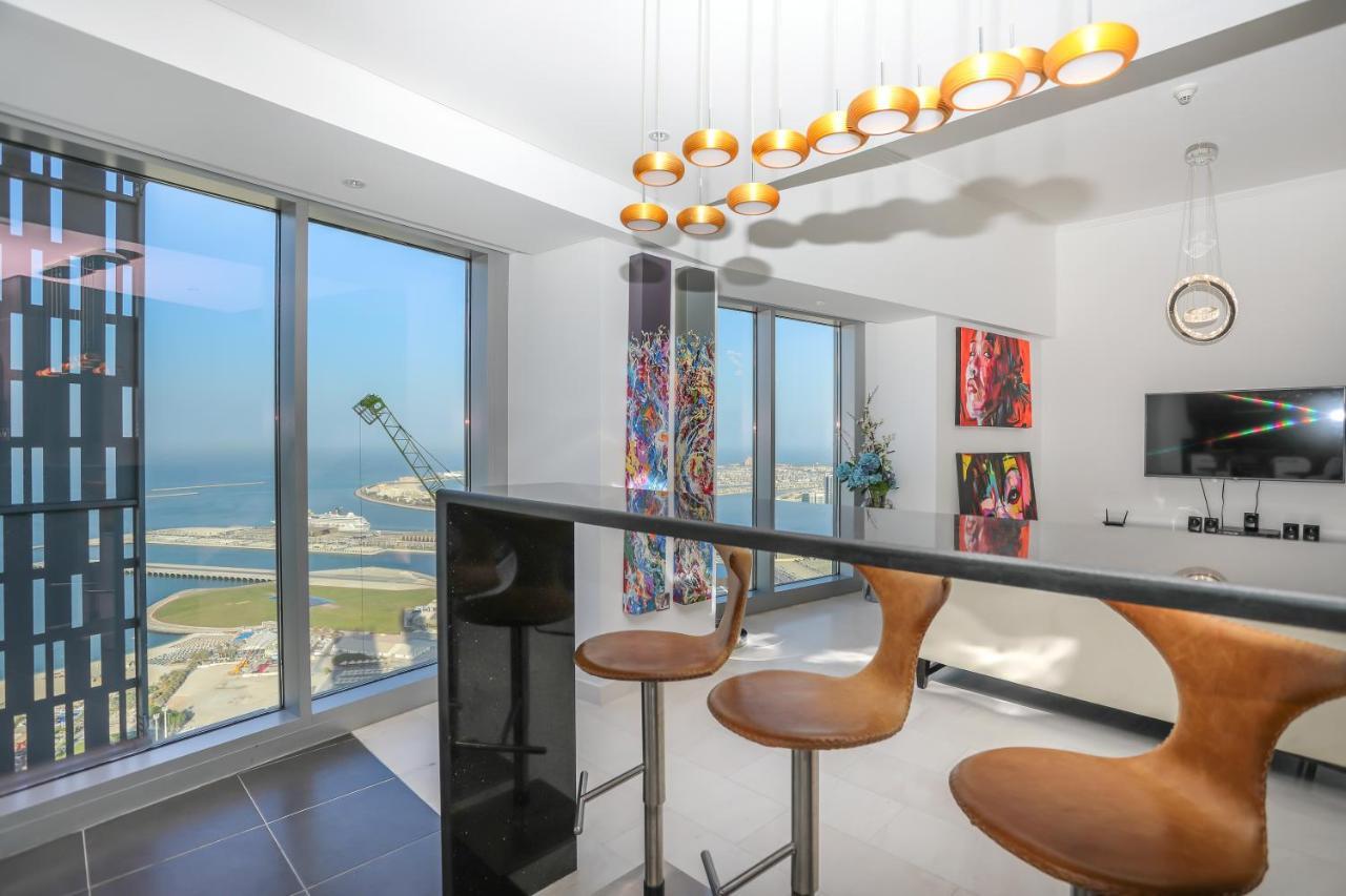 Penthouse In Dubai Marina , Cayan Tower , Sea View Apartment ภายนอก รูปภาพ